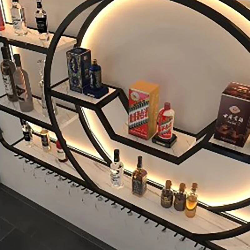 Wine Nightclub Display Cabinet - Home Bar Shelves ulasan dan harga