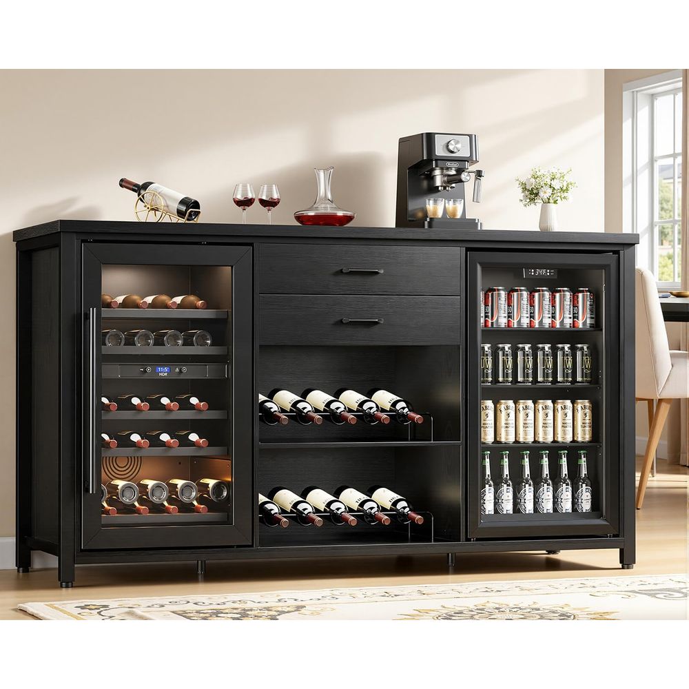 Large Coee Bar Cabinet with 2  - Home Bar And Cabinet ulasan dan harga