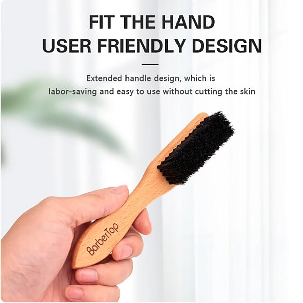 Barbershop Wooden Handle Boar  - Home Barbershop ulasan dan harga
