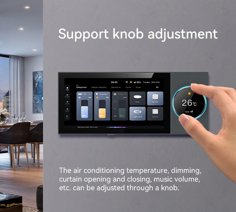 Smart Home Gateway WiFi 6 Inch - Home Bar Android ulasan dan harga