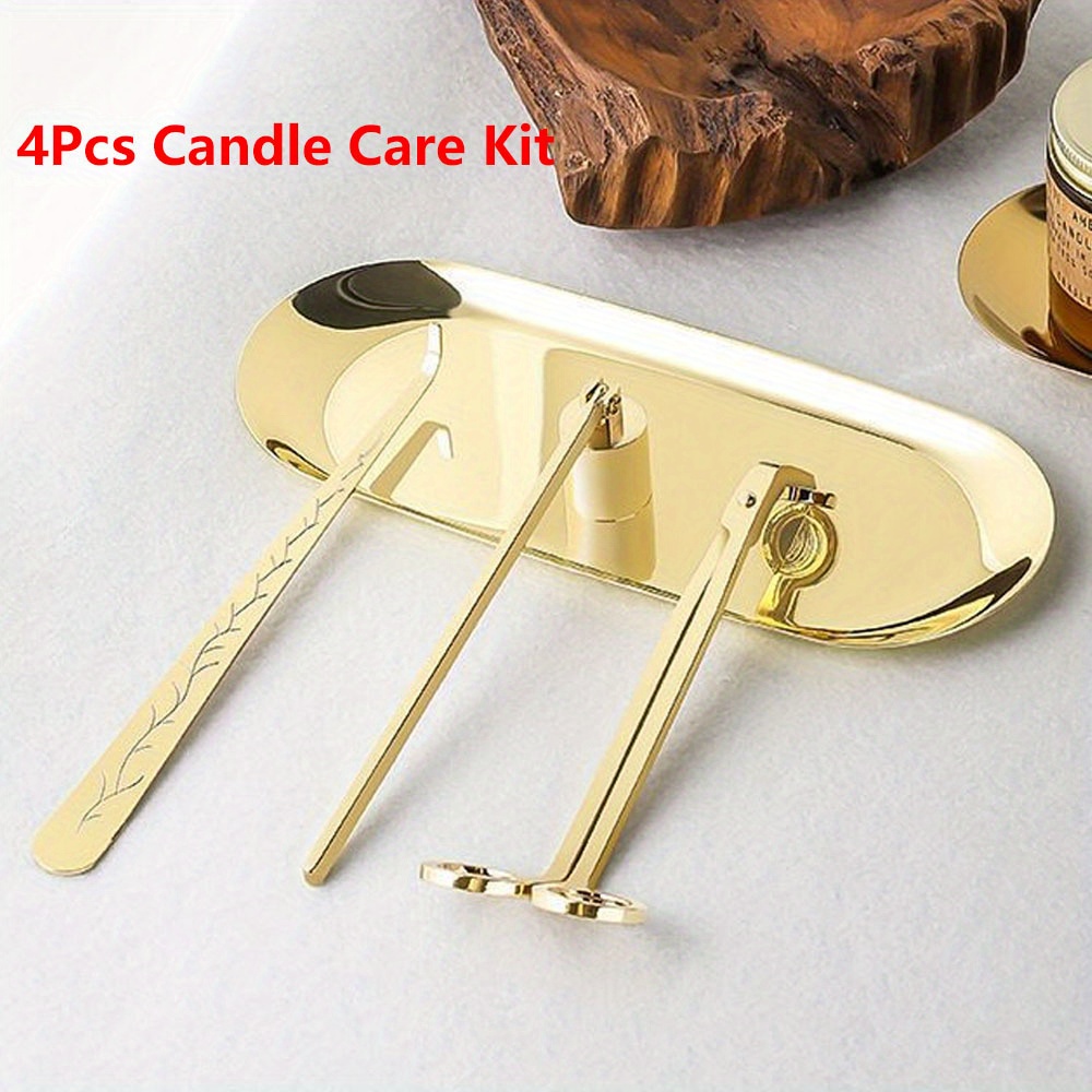 4pcs/set Luxury Candle Care Ki - Home Barbershop ulasan dan harga
