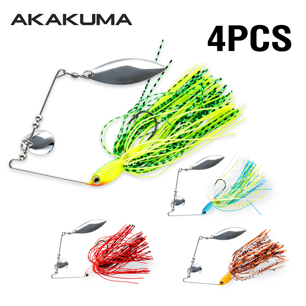 4pcs 18g Spinnerbait Fishing L - Jigger Double Sided ulasan dan harga
