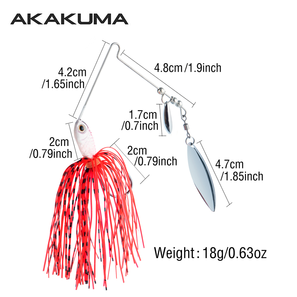 4pcs 18g Spinnerbait Fishing L - Jigger Double Sided ulasan dan harga