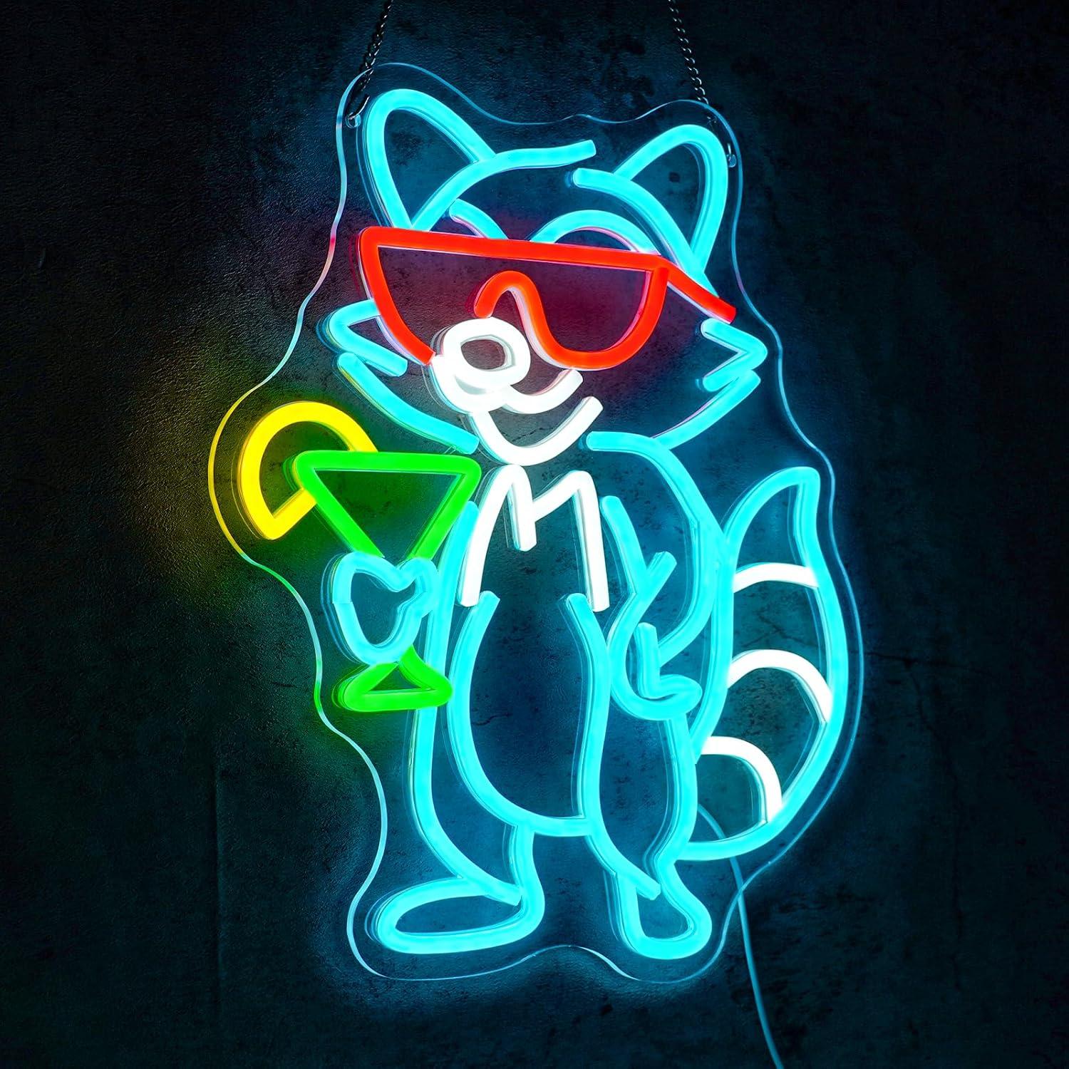 Raccoon With Sunglasses Cockta - Home Bar Lounge ulasan dan harga