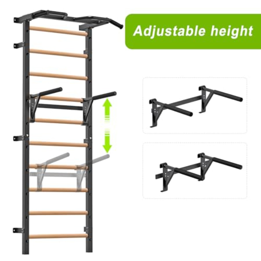 Wall Mounted Gymnastic Stall B - Home Bar And Gym ulasan dan harga