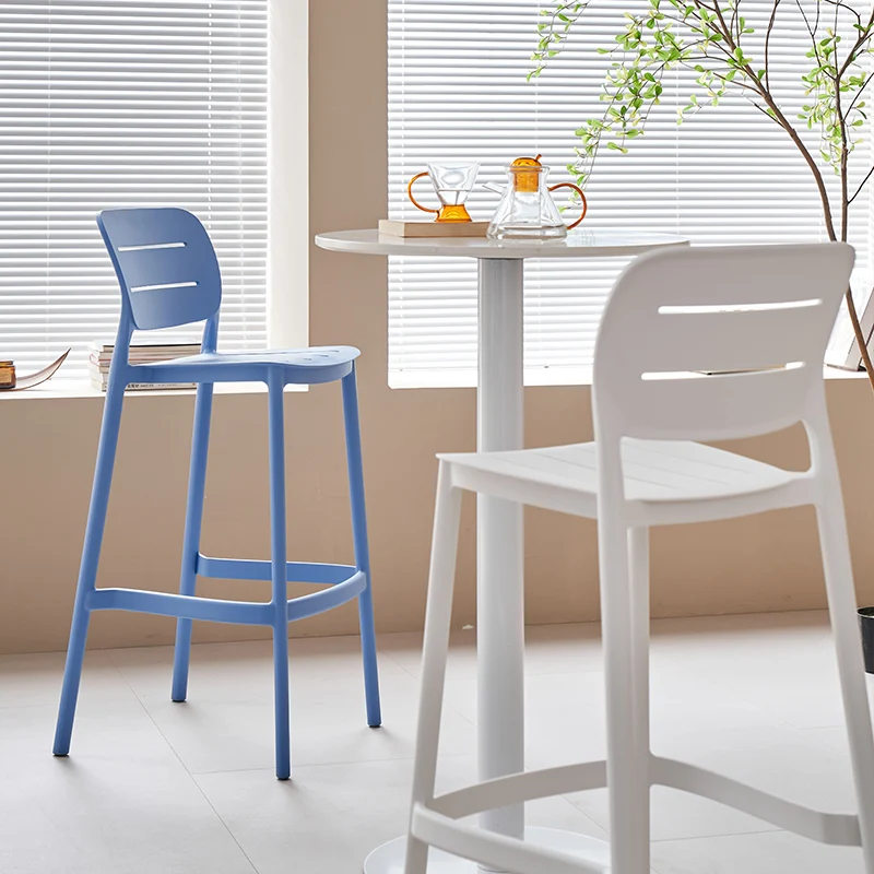 Luxury Plastic Bar Chairs Stac - Home Bar Lounge ulasan dan harga