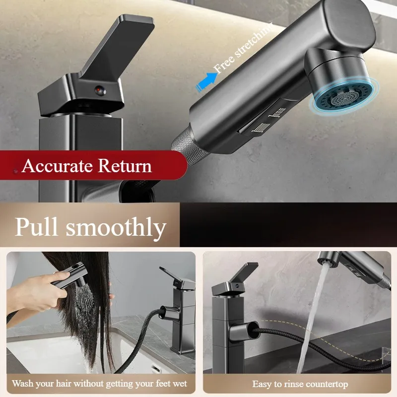 Pull Out Bathroom Faucet Hot a - Home Bar Sink ulasan dan harga