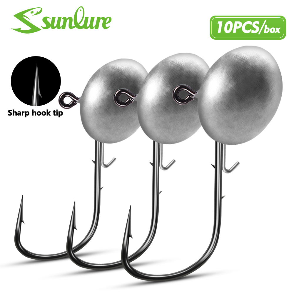 Sunlure 10PCS/Box Oval Lead Ji - Jigger Double Sided ulasan dan harga