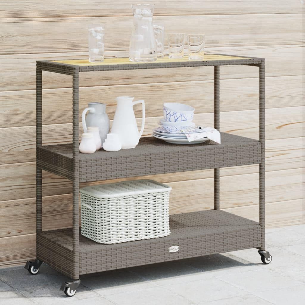 3-Tier Outdoor Bar Cart, Mobil - Home Bar Shelves ulasan dan harga