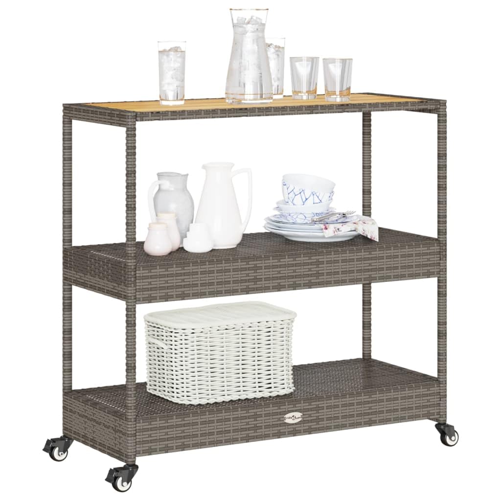 3-Tier Outdoor Bar Cart, Mobil - Home Bar Shelves ulasan dan harga