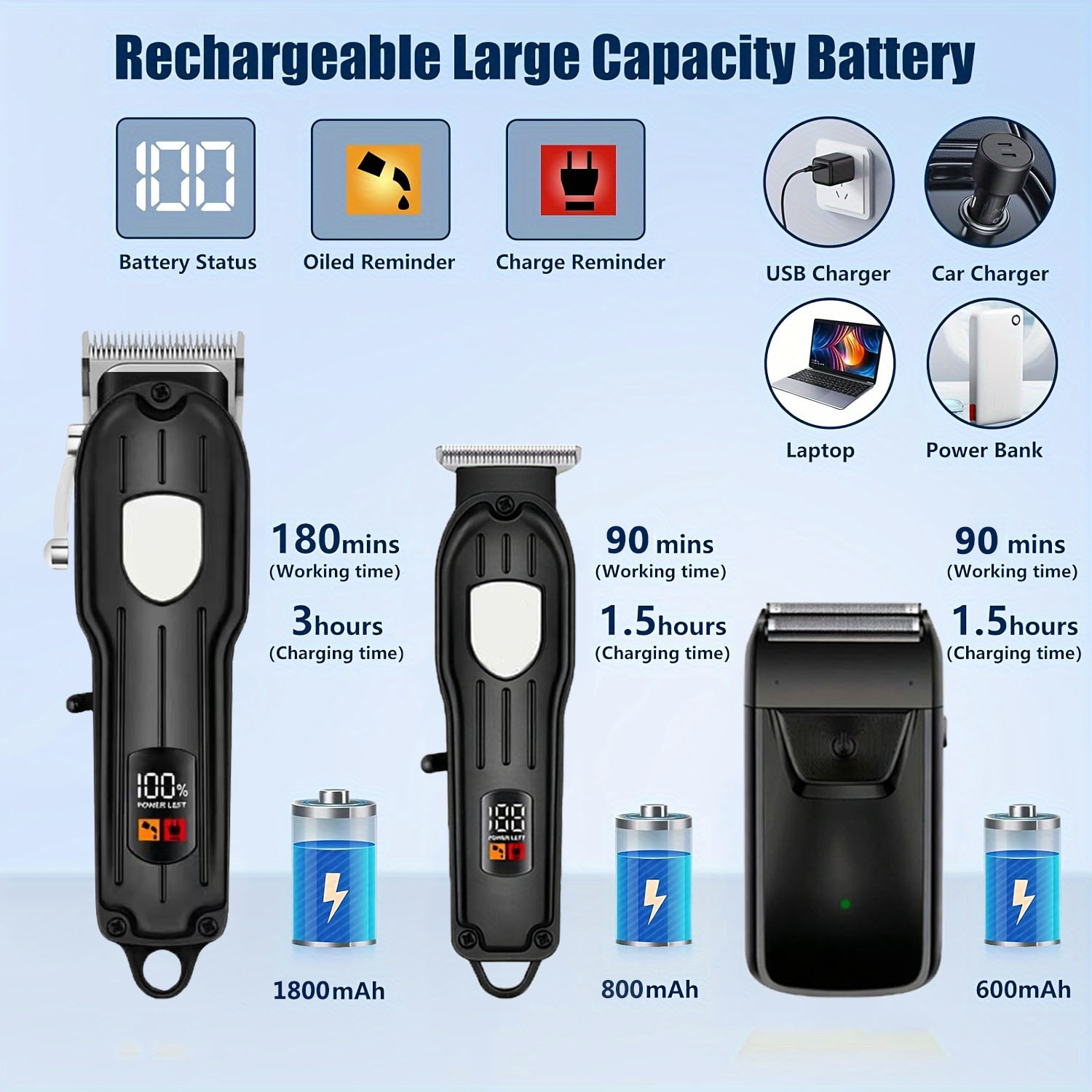 Professional Rechargeable Hair - Home Barbershop ulasan dan harga
