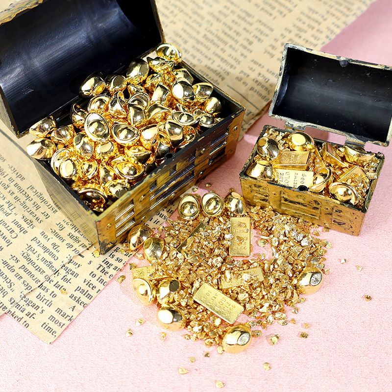1set Mini Gold Bar Ingot Pirat - Bar Cart Gold ulasan dan harga