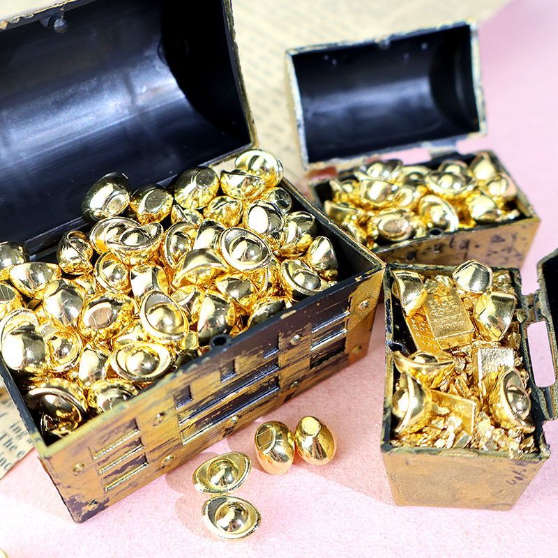 1set Mini Gold Bar Ingot Pirat - Bar Cart Gold ulasan dan harga