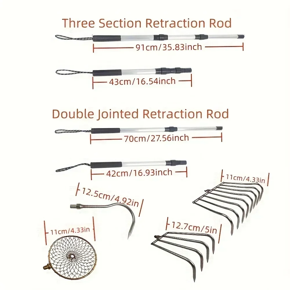 1pc JOOYOO Telescopic Aluminum - Ice Pick Pick ulasan dan harga