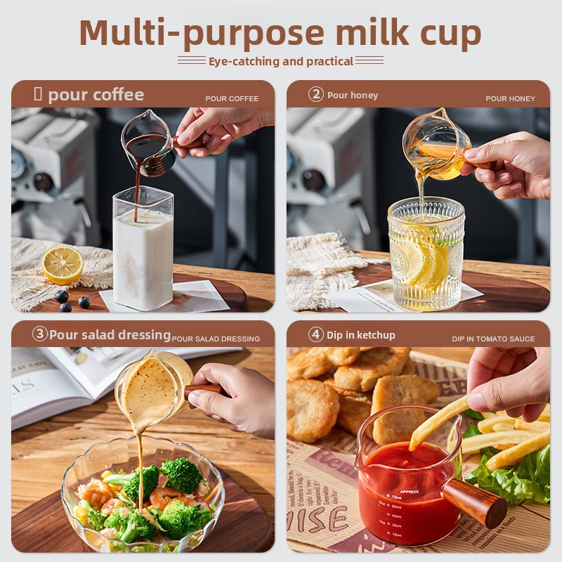Heat Resistant Glass Measuring - Home Bar And Coffee ulasan dan harga
