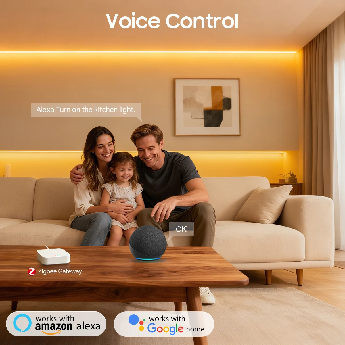 Zigbee Smart Under Cabinet Lig - Home Bar And Cabinet ulasan dan harga