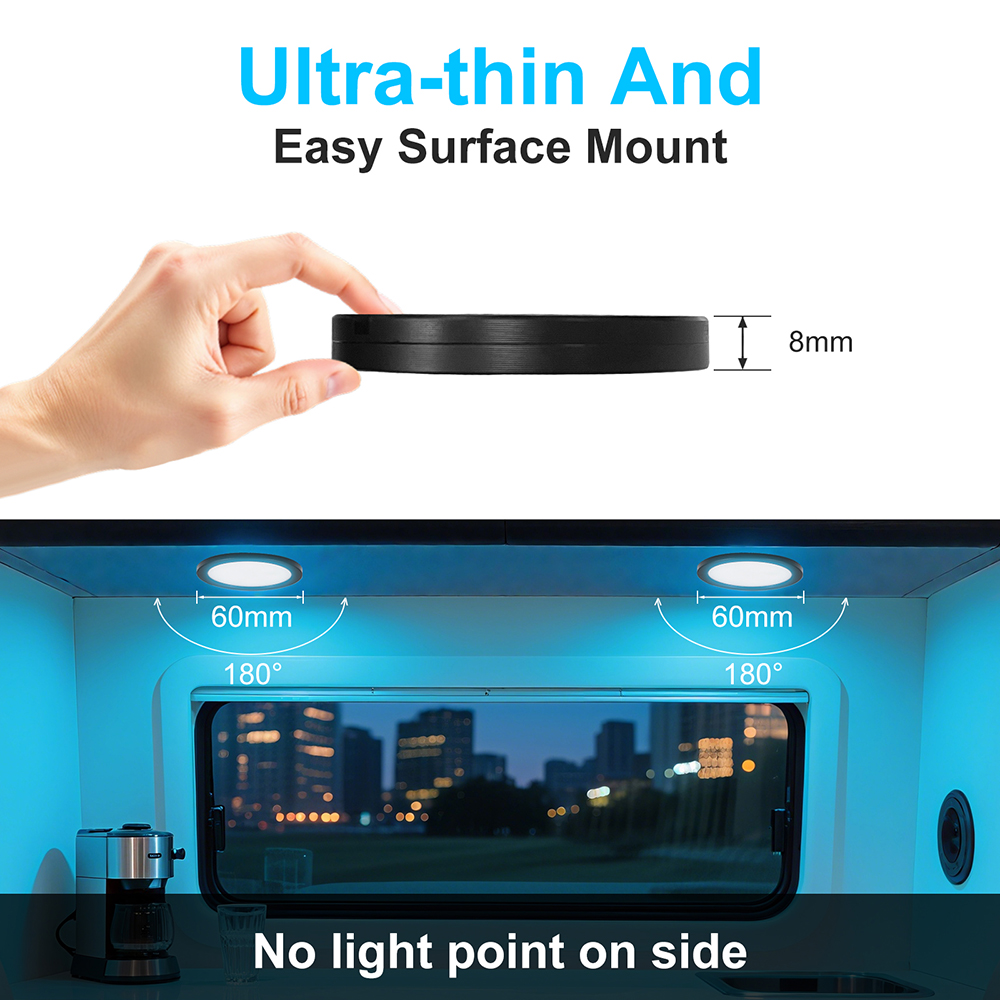 1/2/4/6 Lamp RGB LED Under Cab - Home Bar And Cabinet ulasan dan harga
