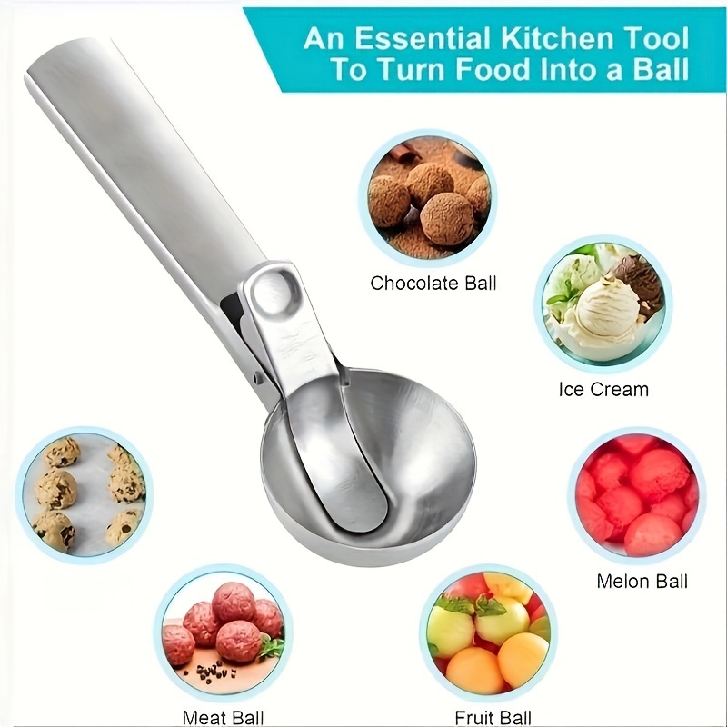2PCS Ice Cream Spoon Stainless - Ice Pick Pick ulasan dan harga