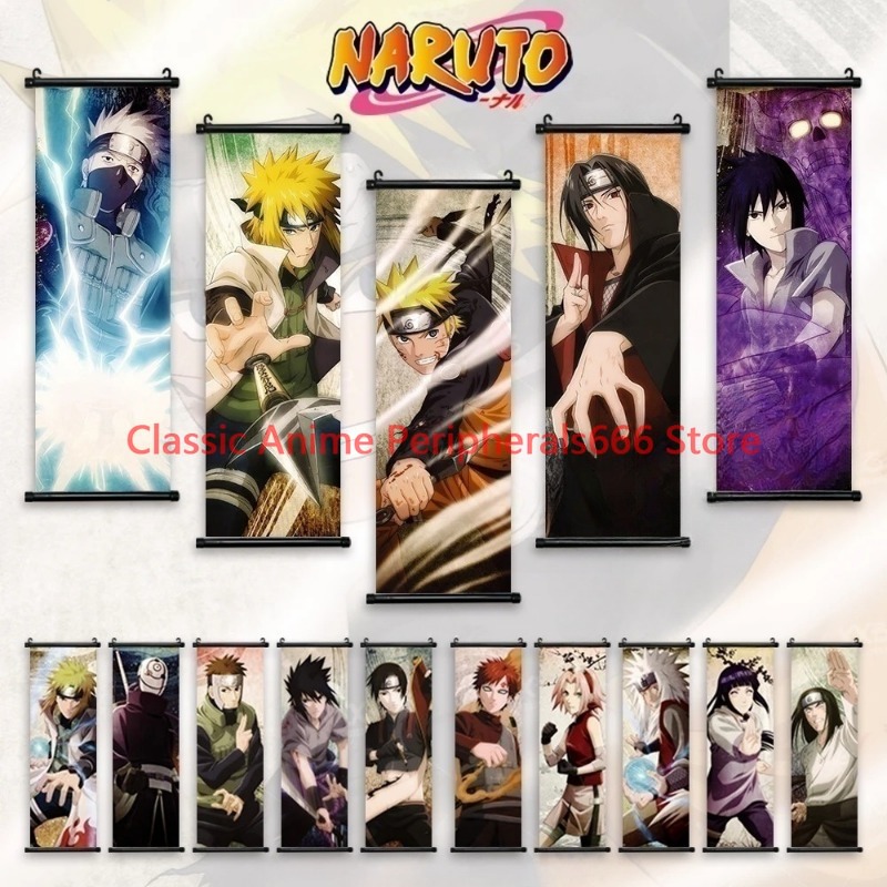 Naruto Hanging Painting Canvas - Home Bar Shelf ulasan dan harga