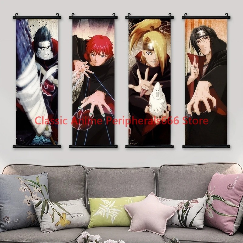 Naruto Hanging Painting Canvas - Home Bar Shelf ulasan dan harga