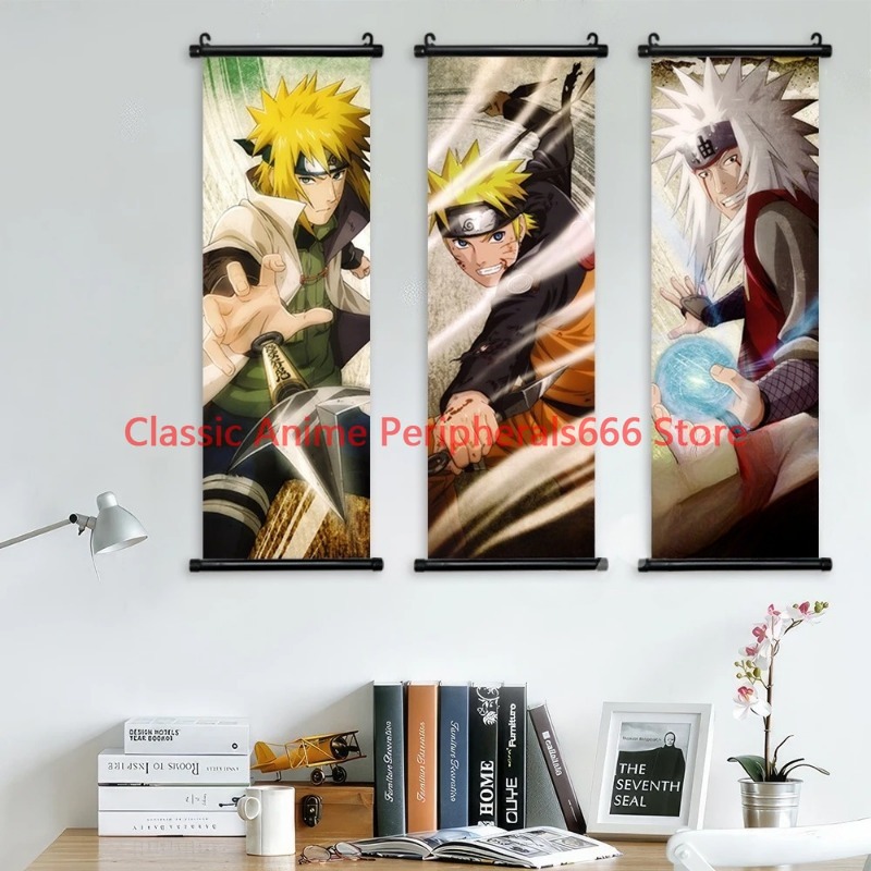 Naruto Hanging Painting Canvas - Home Bar Shelf ulasan dan harga
