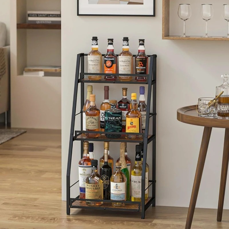3-Tier Ladder Wine Rack Freest - Home Bar Shelf ulasan dan harga