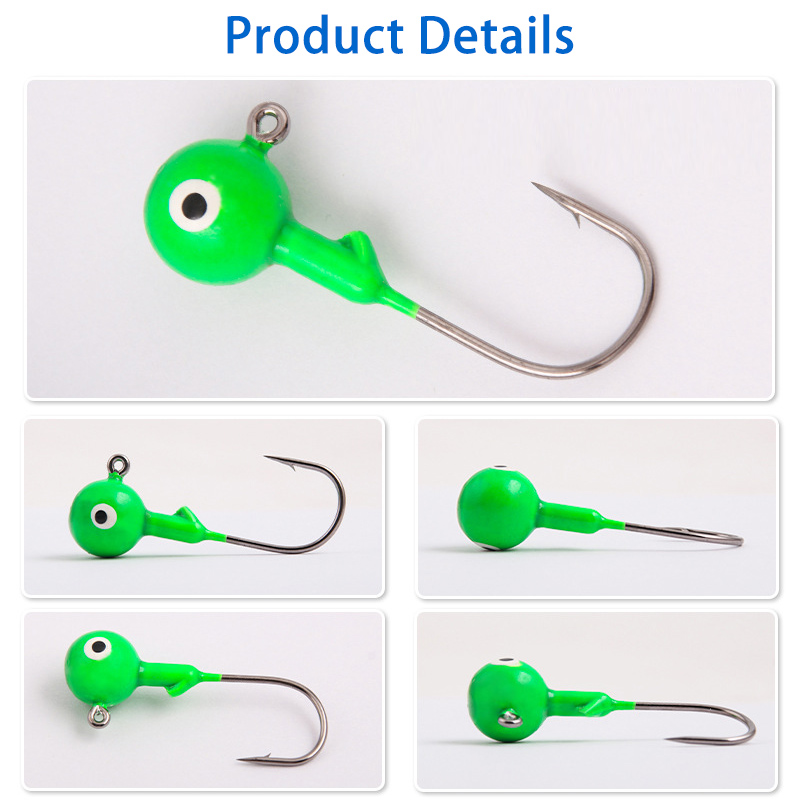 60Pcs/bag Lead Jig Heads Fishi - Jigger Double Sided ulasan dan harga