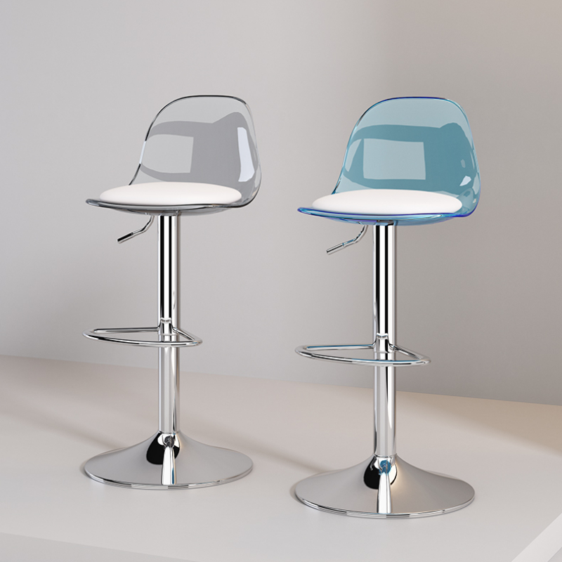 Acrylic Transparent Stool Heig - Home Bar Lounge ulasan dan harga