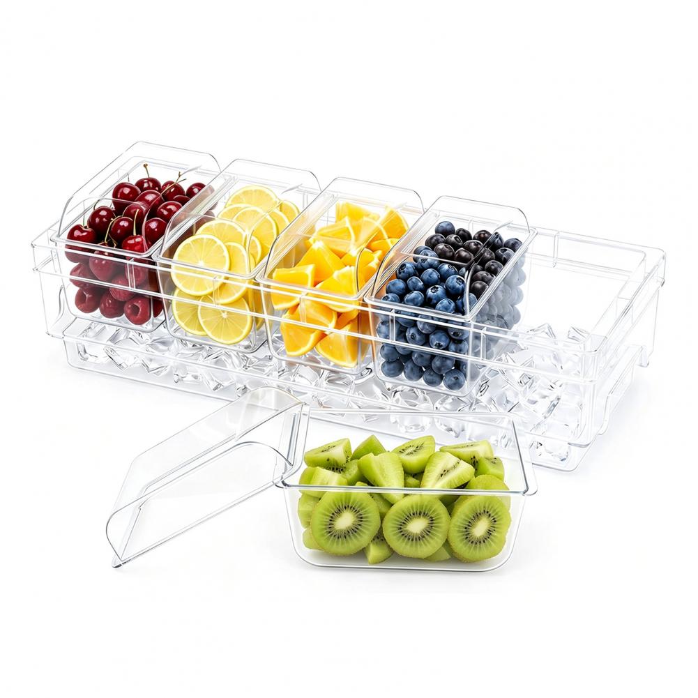 2026 Taco Bar Serving Set for  - Garnish Tray Set ulasan dan harga