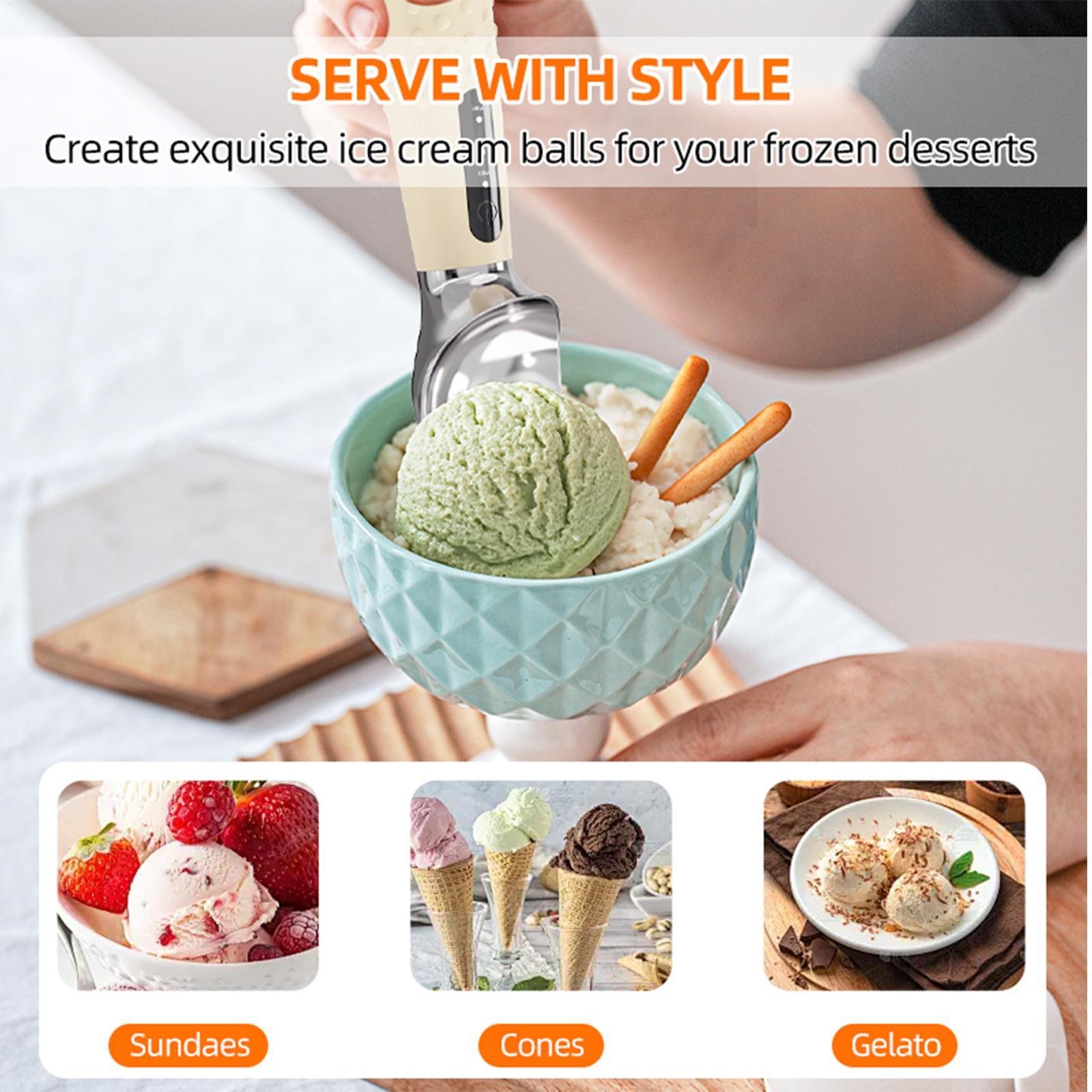 Ice Cream Scoop Electric Desse - Ice Pick Pick ulasan dan harga