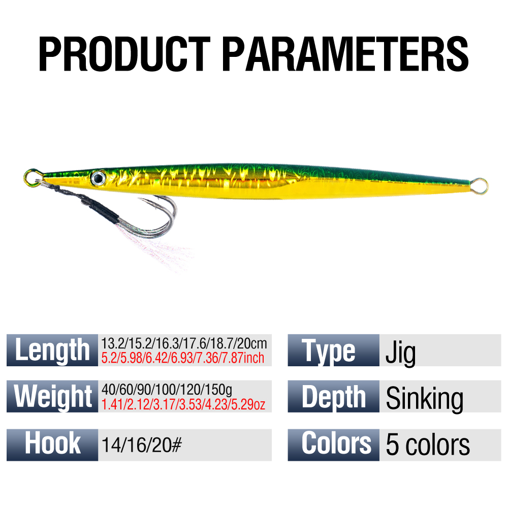 1Pc Fast Sinking Shore Jigging - Jigger Double Sided ulasan dan harga