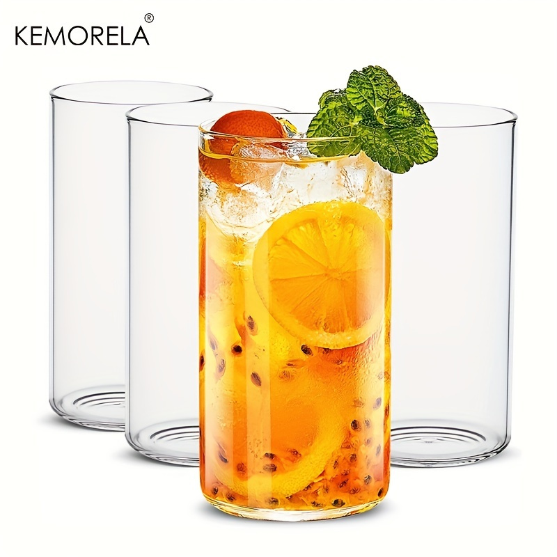 4PCS 560/440ML Drinking Glasse - Highball Glass Set ulasan dan harga